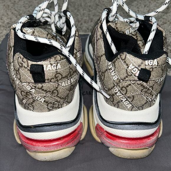 Gucci x Balenciaga Wmns Triple S 'The Hacker Project Size 8.5 Women’s - Picture 6 of 8